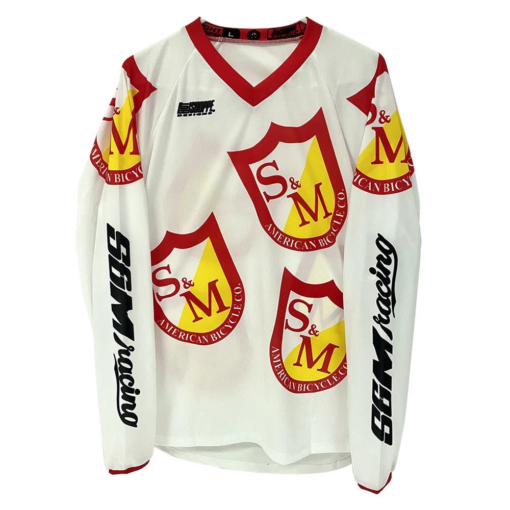 S&M OG Shield Race Jersey - White