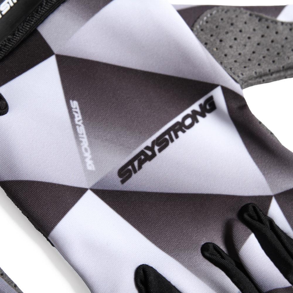 Stay Strong Prism Gloves - White
