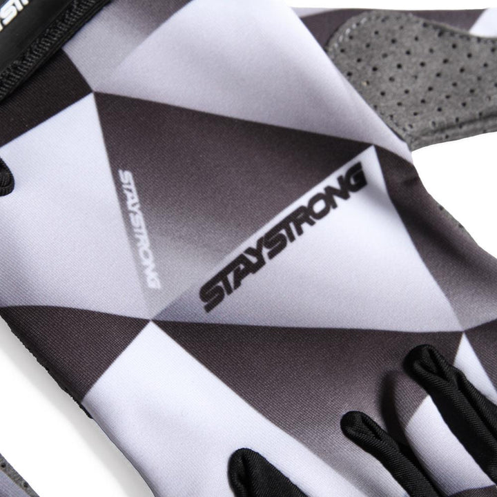 Stay Strong Prism Gloves - White
