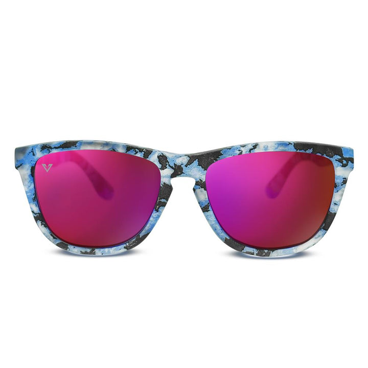 Vermillion Endy Sunglasses - Mike Varga Signature - Blue/Pink
