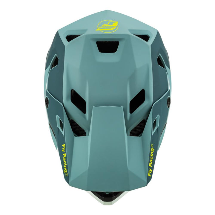 Fly Racing Rayce Helmet - Matte Blue Stone/Hi-Vis