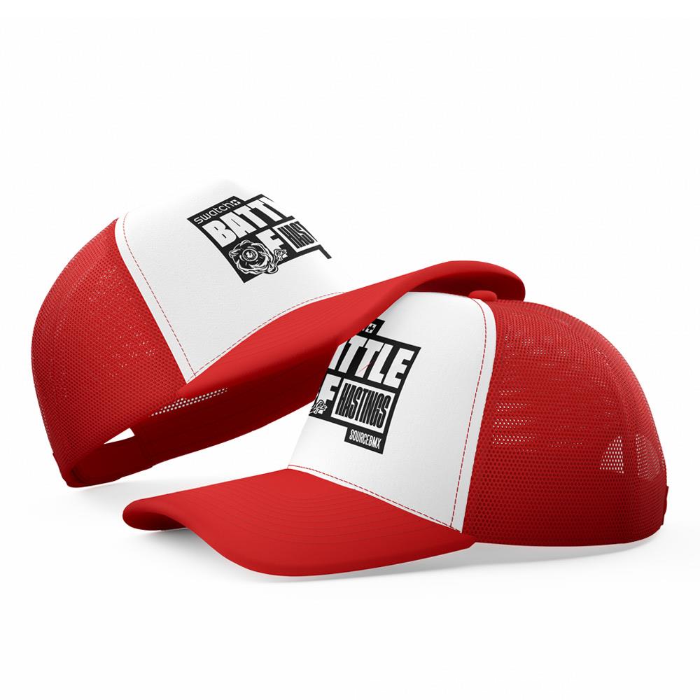 Source BOH 2025 Trucker Hat - Classic Red/White
