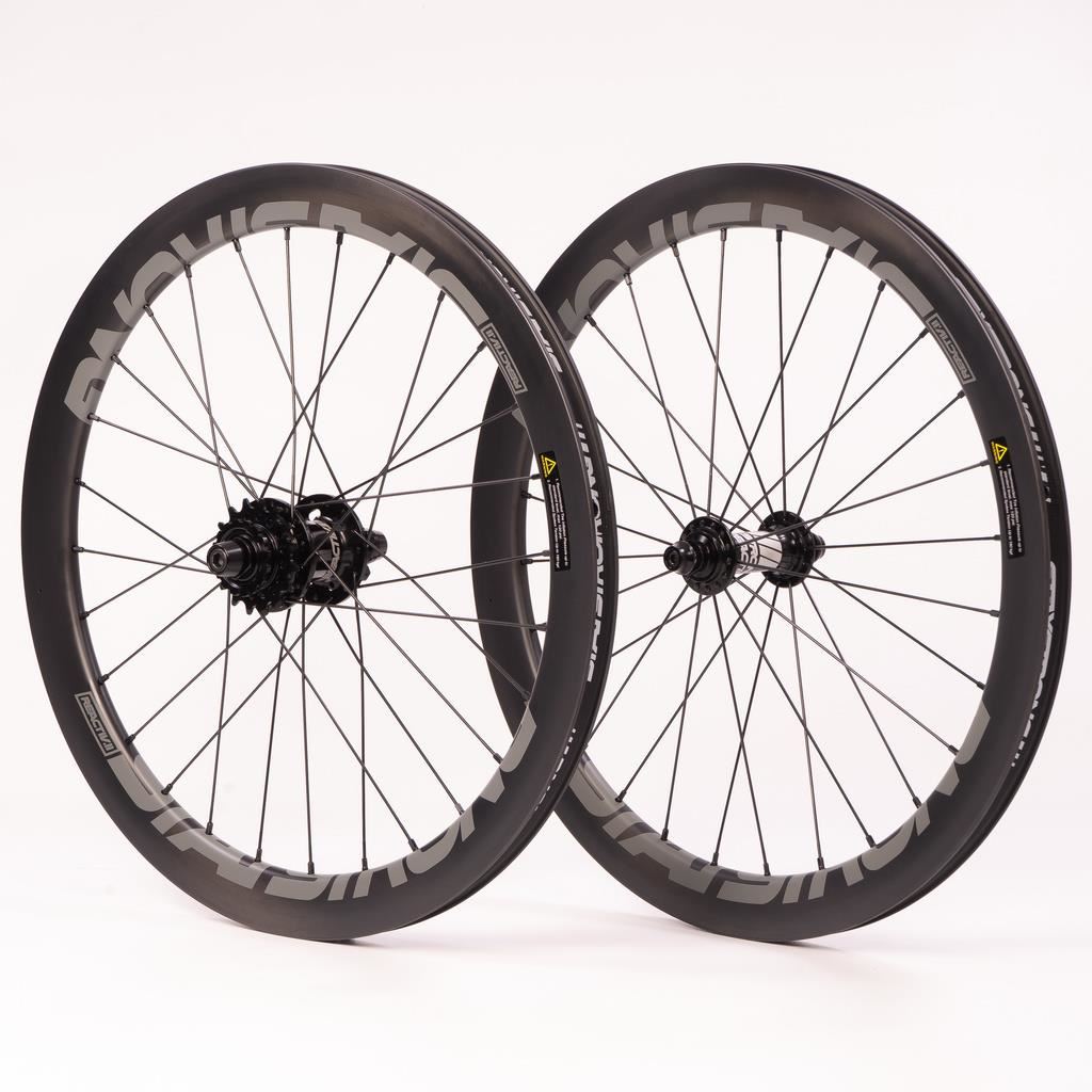 Stay Strong Carbon Reactiv 2 20" Disc Race Wheelset - Carbon/ 1-1/8"