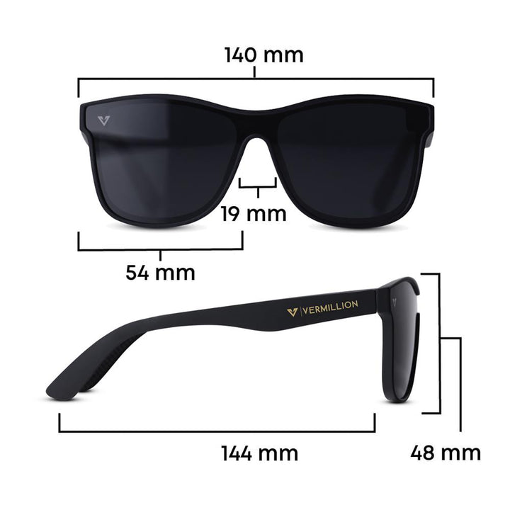 Vermillion Mystic Sunglasses - Ryan Williams Signature - Black/Black