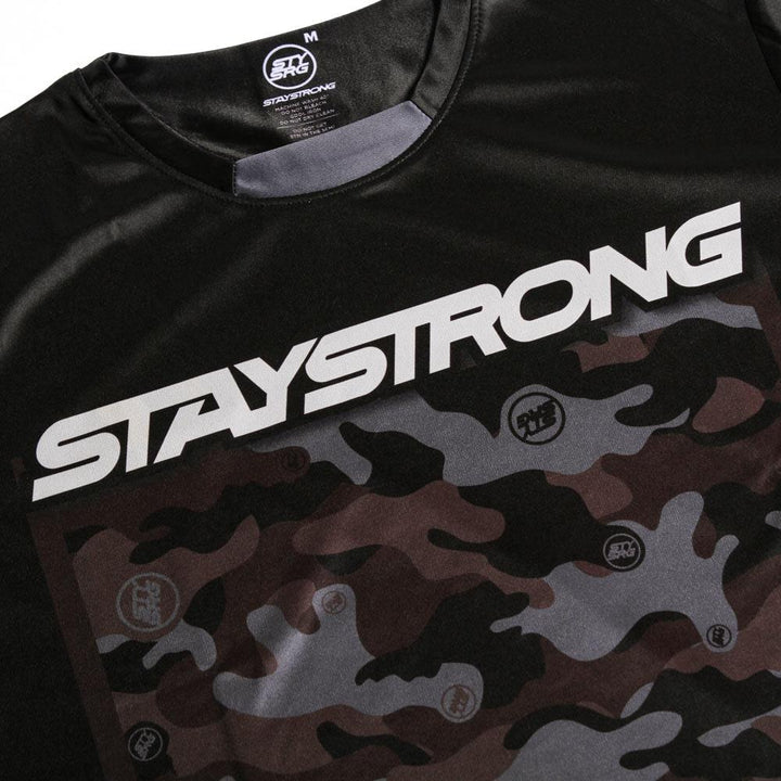 Stay Strong Custom Camo Race Jersey - Camo
