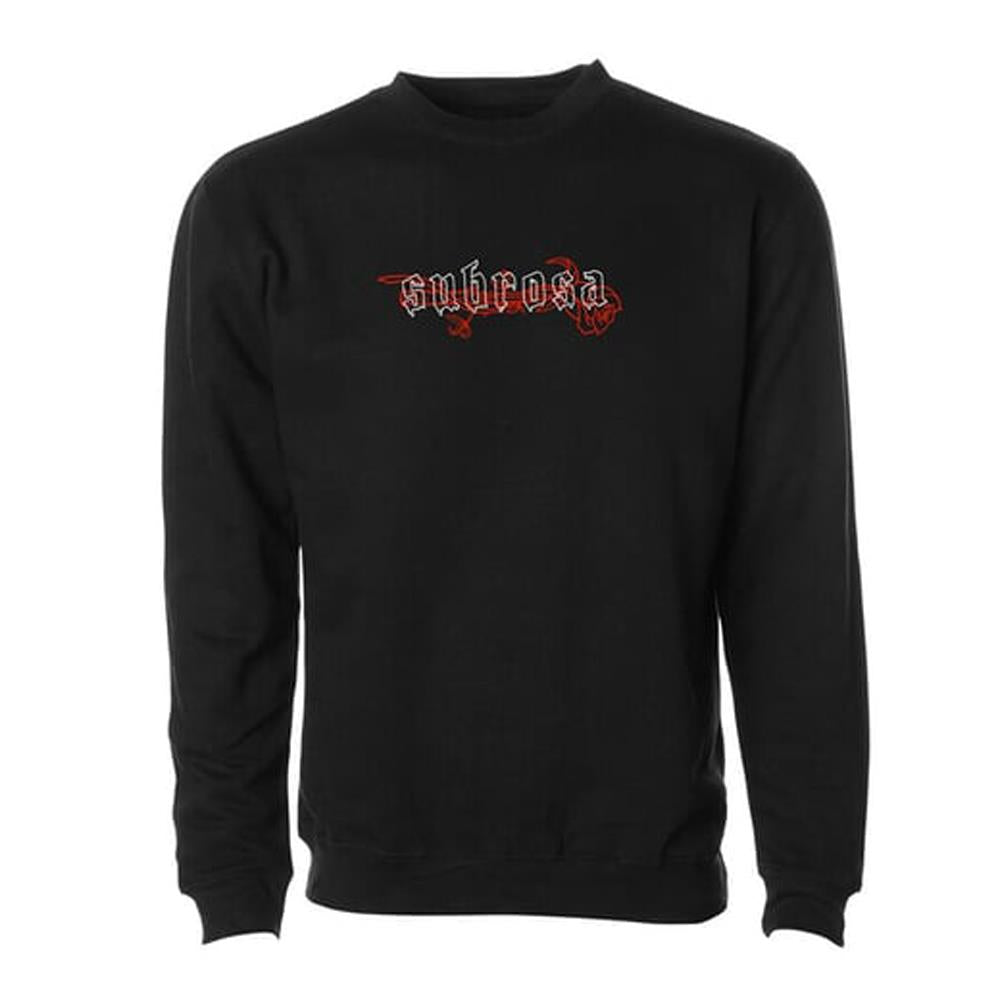 Subrosa Knife Fight Crewneck Sweatshirt - Black