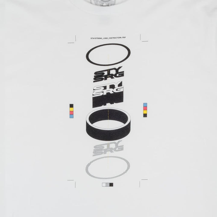 Stay Strong x Jonny Mole Construction T-Shirt - White