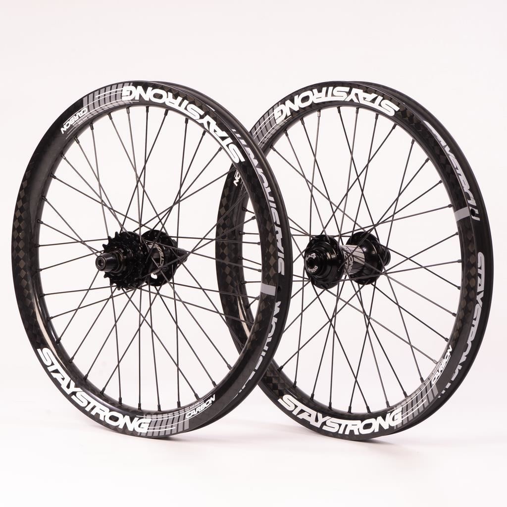 Stay Strong Carbon Race DVSN V3 20" Disc Race Wheelset - Carbon/ 1.75"