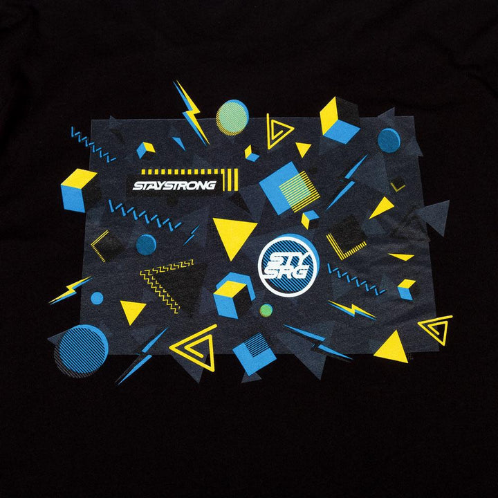 Stay Strong Block T-Shirt - Black