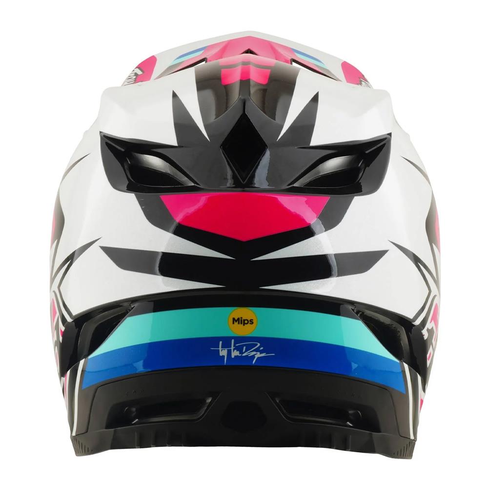 Troy Lee D4 Polyacrylite MIPS Race Helmet - Roamer Magenta
