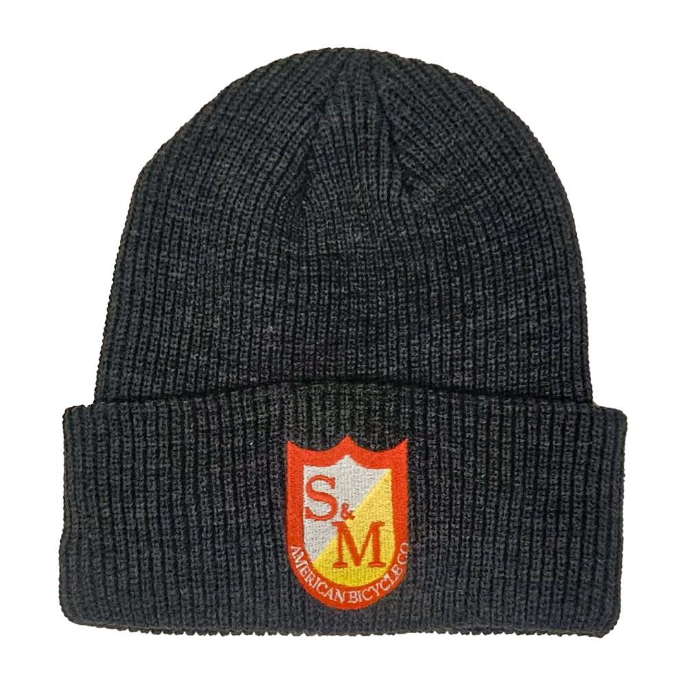 S&M Ribbed Cuffed Beanie - Grey