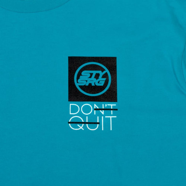 Stay Strong V4 T -Shirt - Stahl Blau