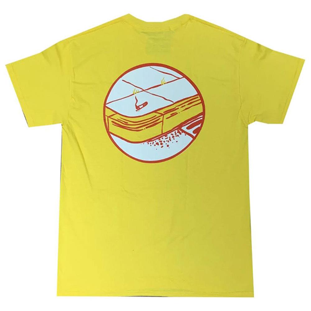 Lovenskate Camiseta de lujuria 4 bordes - amarillo