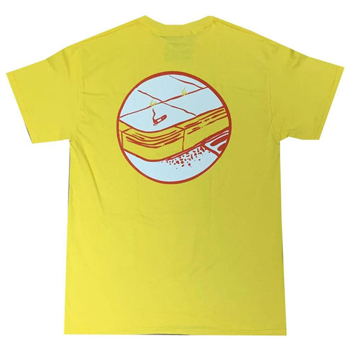 Lovenskate Camiseta de lujuria 4 bordes - amarillo
