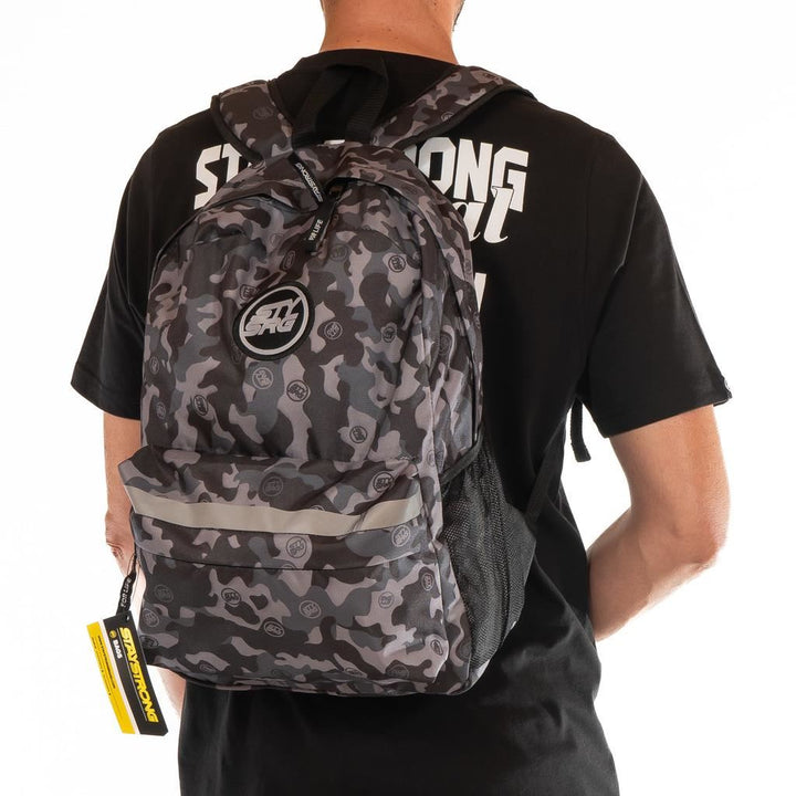 Stay Strong V3 Icon Rucksack - Schwarz/Graue Camo
