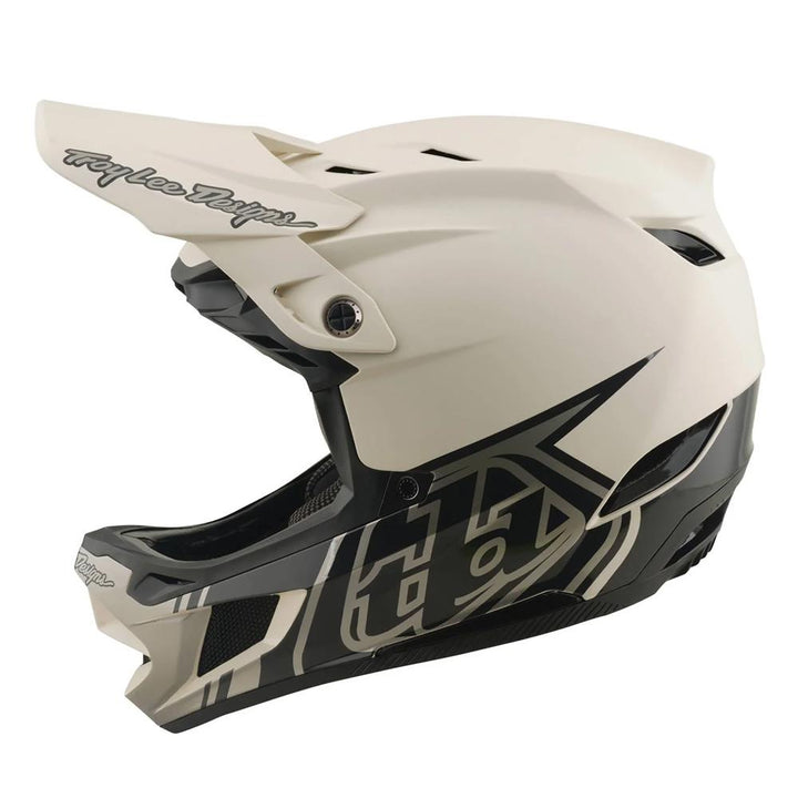 Troy Lee D4 Composite Race Helmet - Stealth Pumice