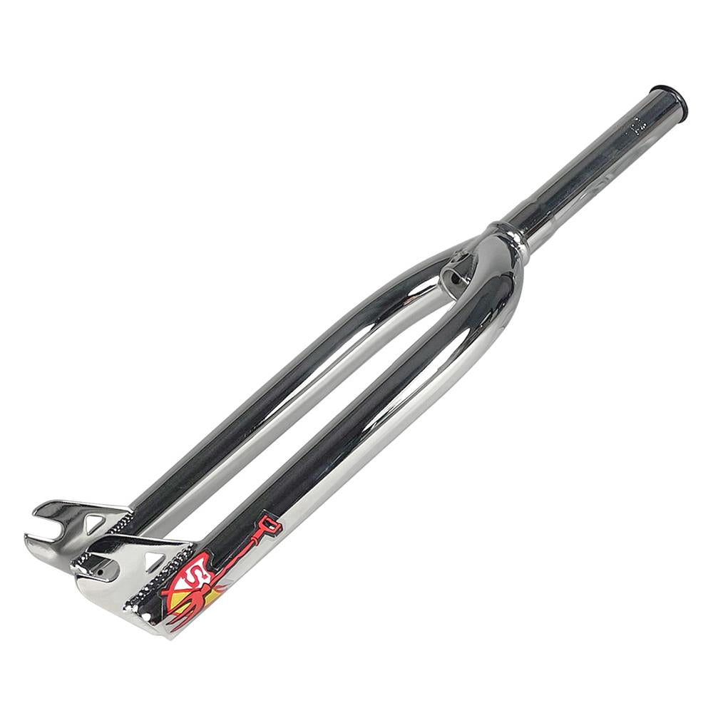 S&M Shield Pitchfork Limited Edition Chrome 33mm Offset