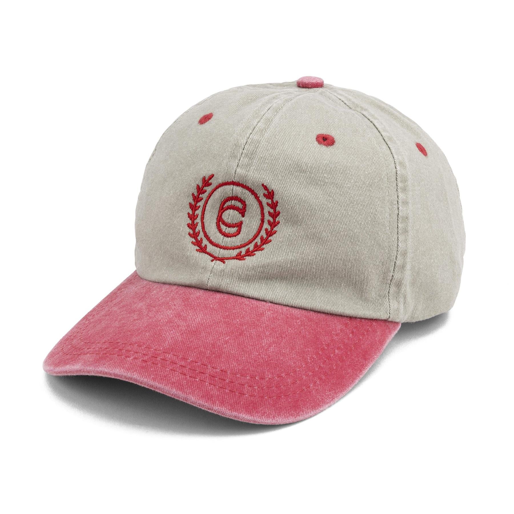 Cinema Laurel Hat - Beige/Red