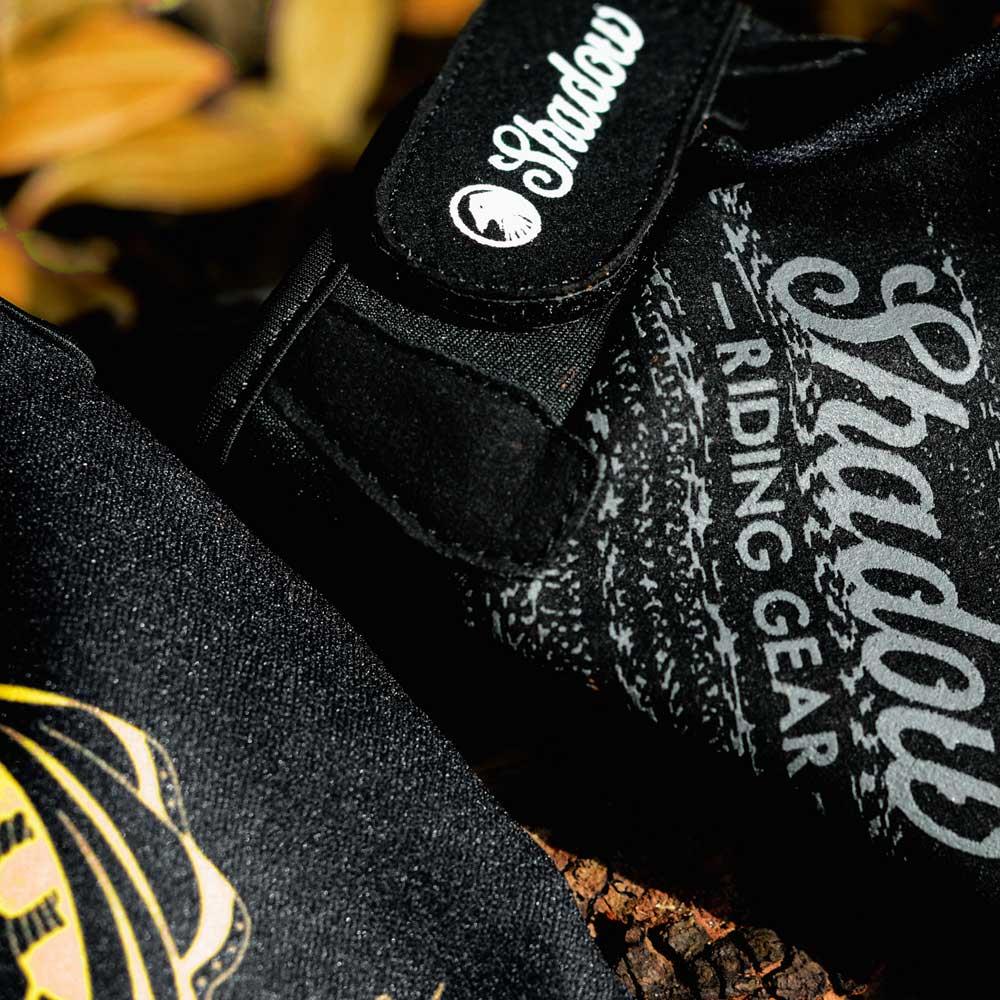 Shadow x In The Hills Gang Conspire Gloves - Black/Yellow