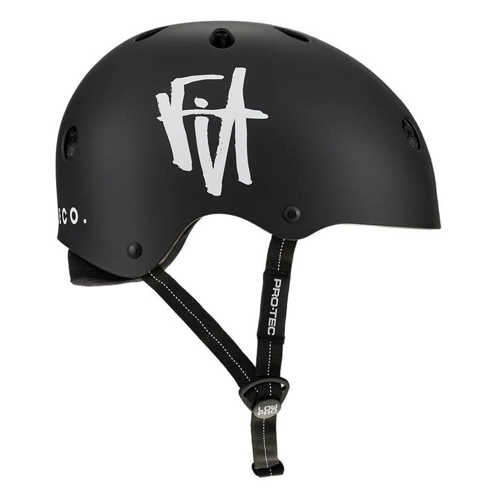 Pro-Tec Low Pro FIT Checkered Helmet - Matt Black