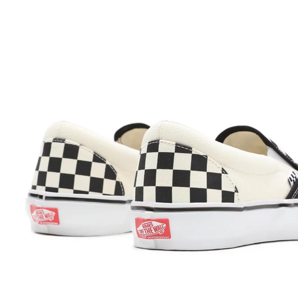 Vans Skate slip on - a scacchiera Nero/Bianco