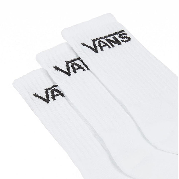 Vans Kids Classic Crew Socks 3-Pack - White
