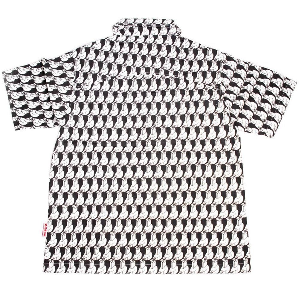 Lovenskate Let Others Open Your Mind Button-Up Shirt - Black/White