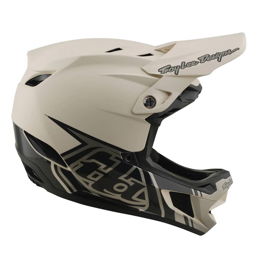 Troy Lee D4 Composite Race Helmet - Stealth Pumice