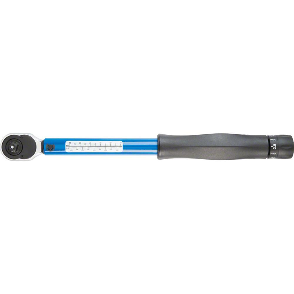 Park Tool TW-6.2 3/8 "Llave de torque de clicket de trineo, rango de 10-60 nm