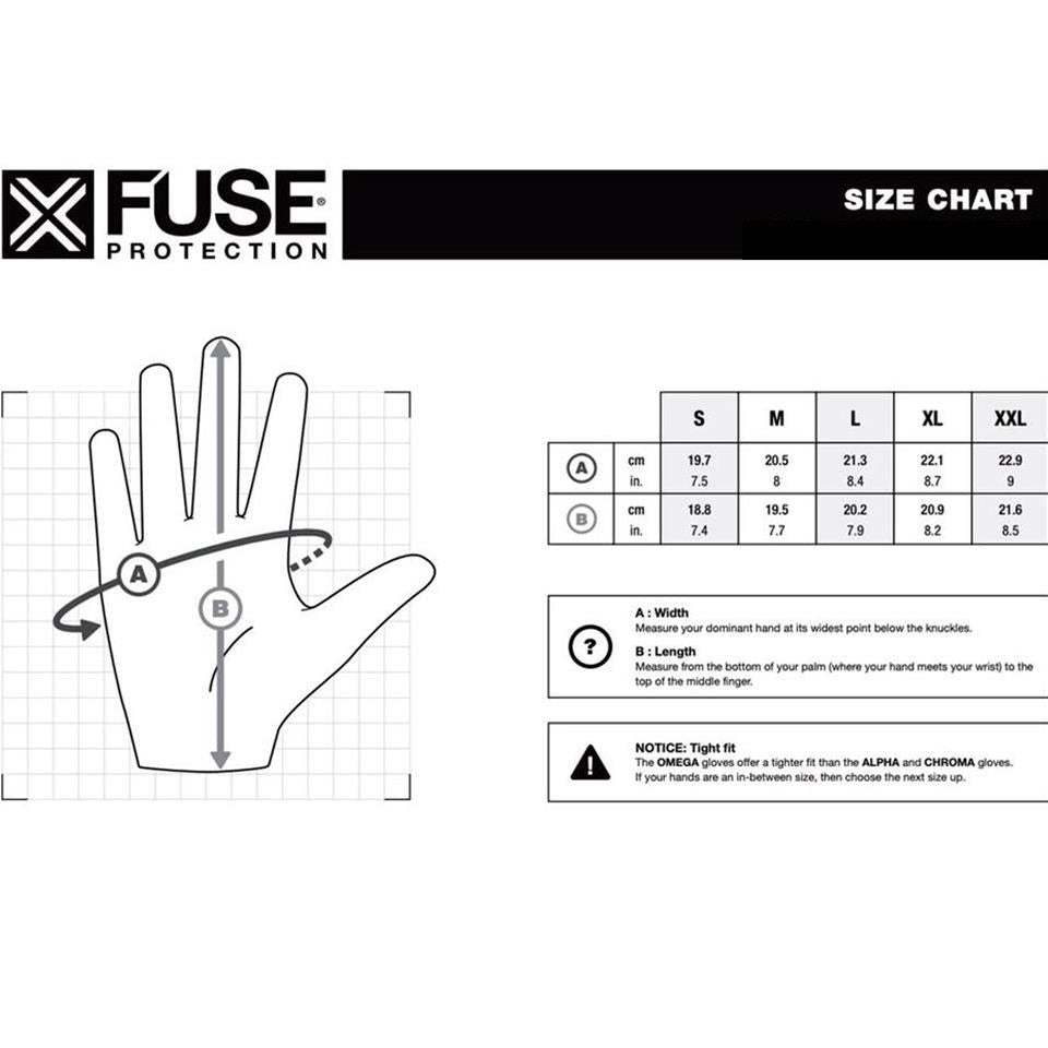 Fuse Guantes de croma Night Panther - Negro