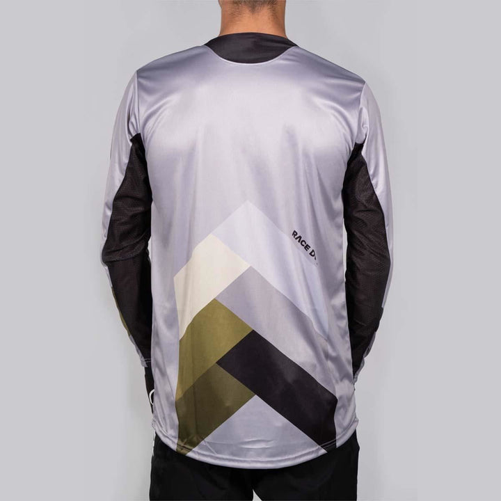 Stay Strong Chevron Race Jersey - Grey