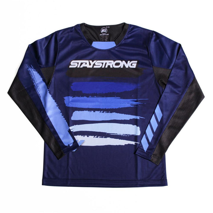 Stay Strong Paint Youth Race Jersey - Navy