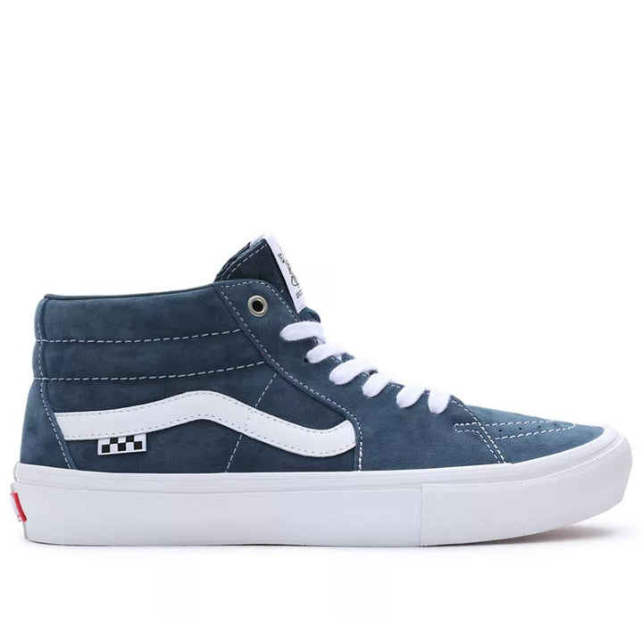 Vans Skate Grosso Mid Pig Suede - Blue/White