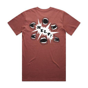 Help Voices T-Shirt - Clay
