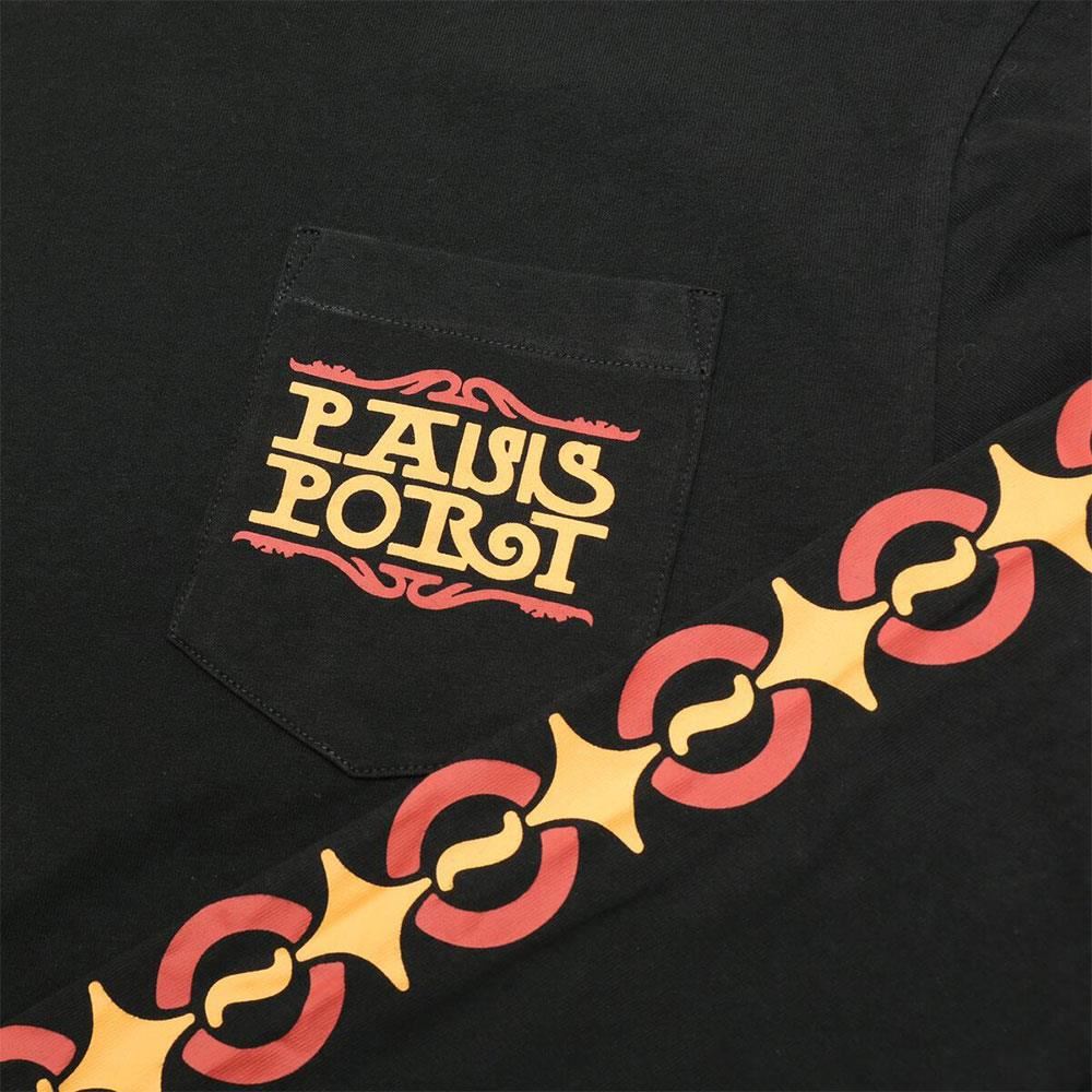 Passport Sterling Bath House Pocket Long Sleeve T-Shirt - Black