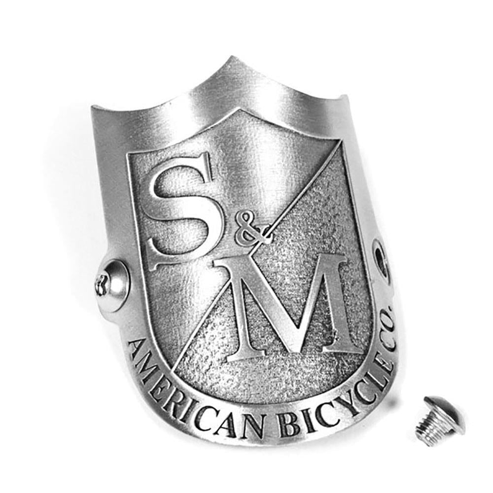 S&M Head tube badge