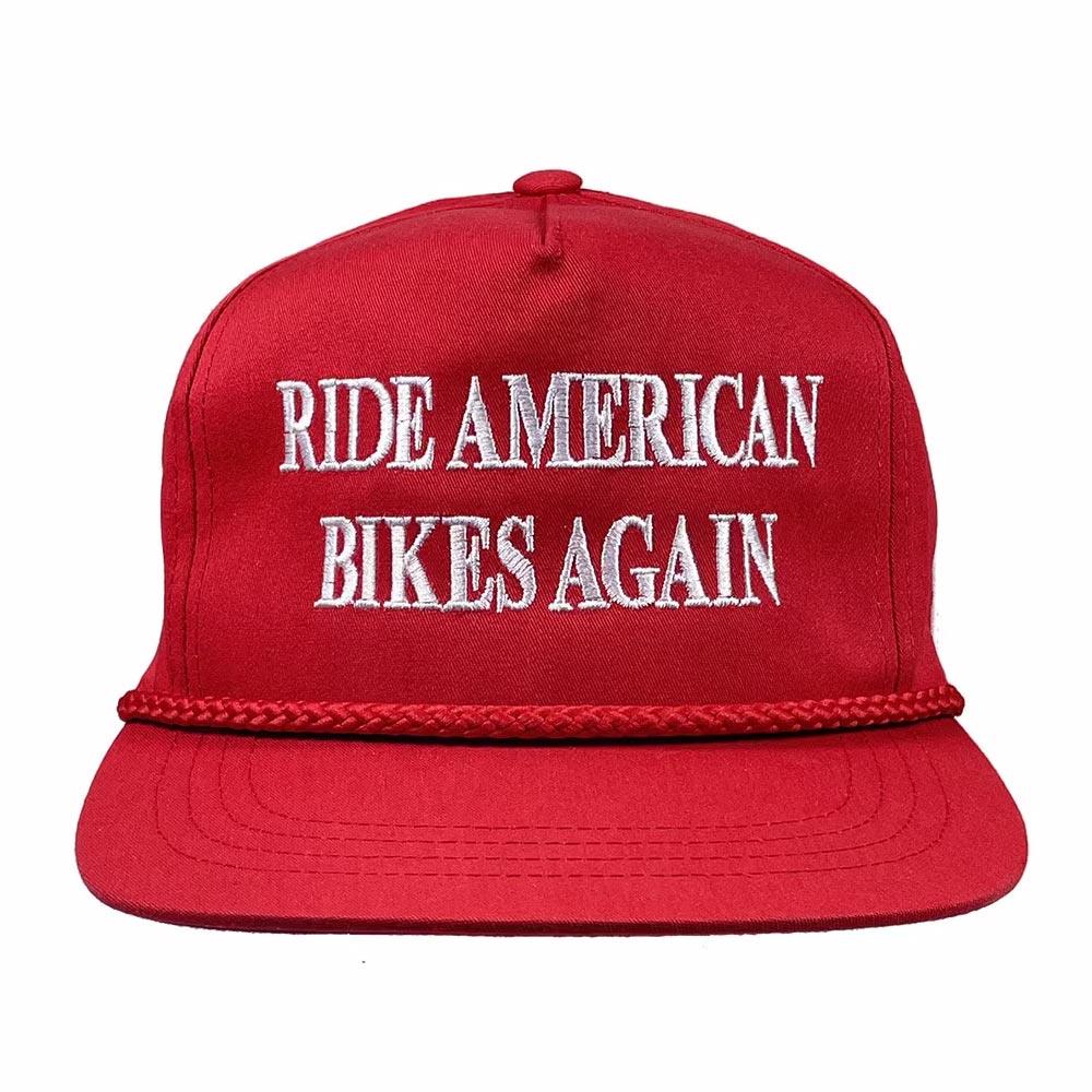 S&M Ride American Bikes Again Hat - Red
