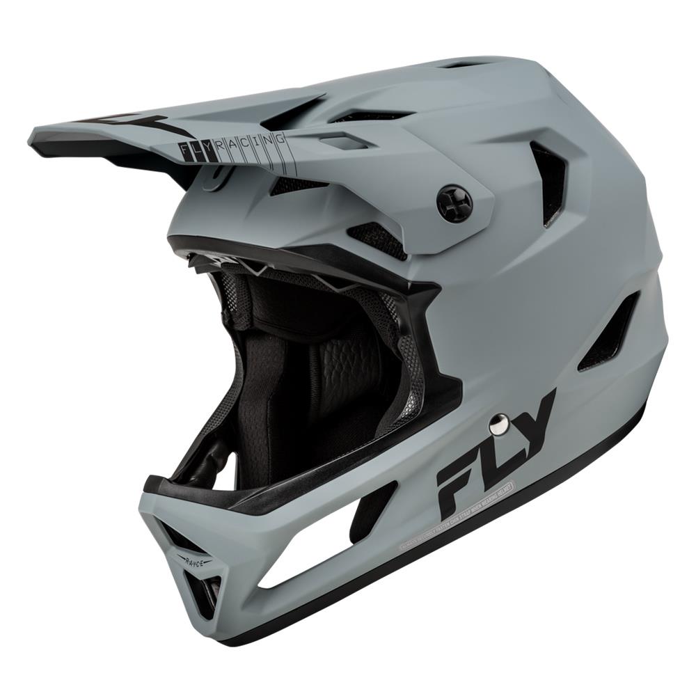 Fly Racing Rayce Solid Helmet - Matte Grey