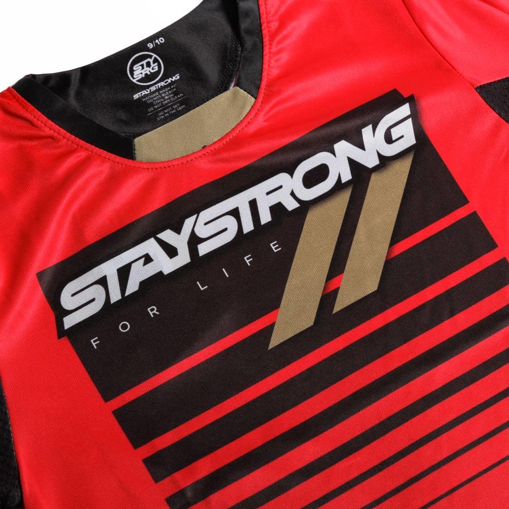 Stay Strong For Life Race Jersey - Red