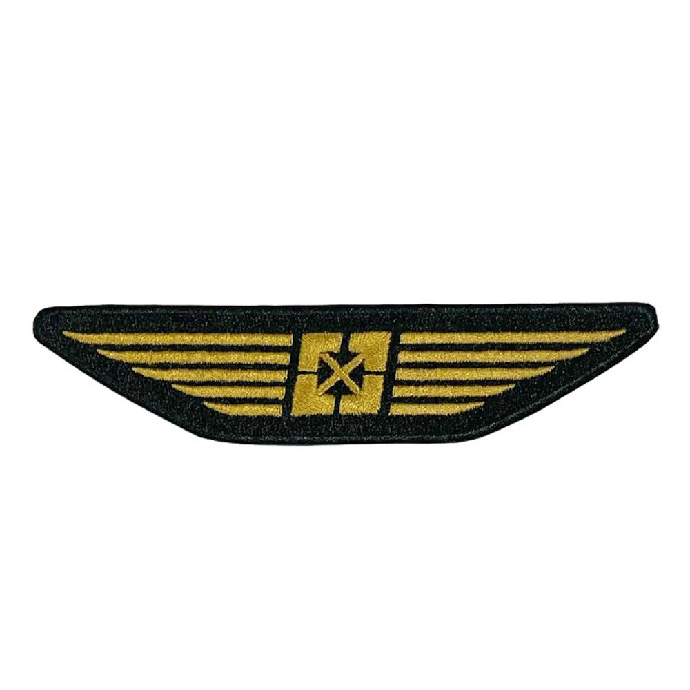 Fit Wide Wings 5'' Patch - Black and Gold