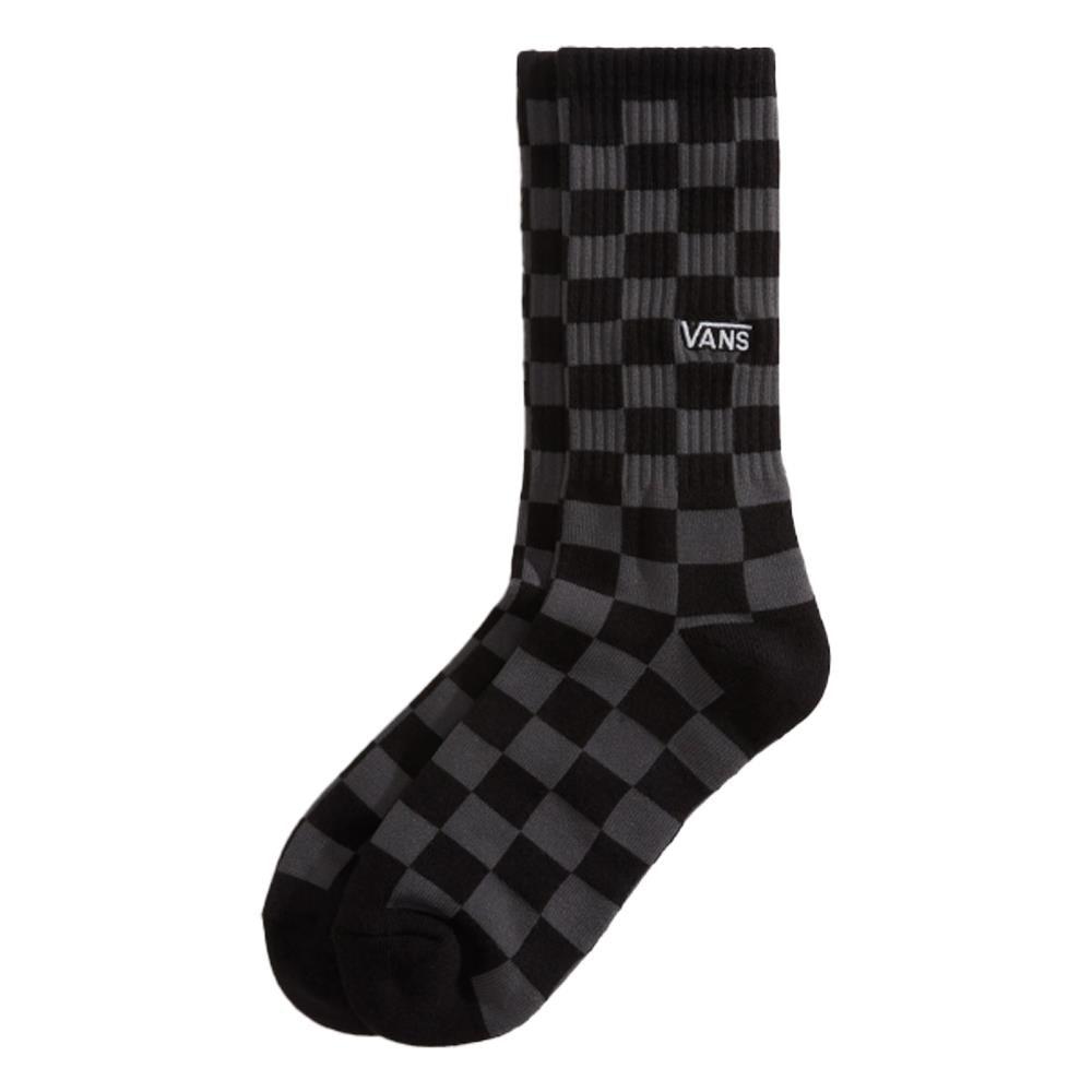 Vans Checkerboard Crew Socks - Checkerboard Black/Charcoal