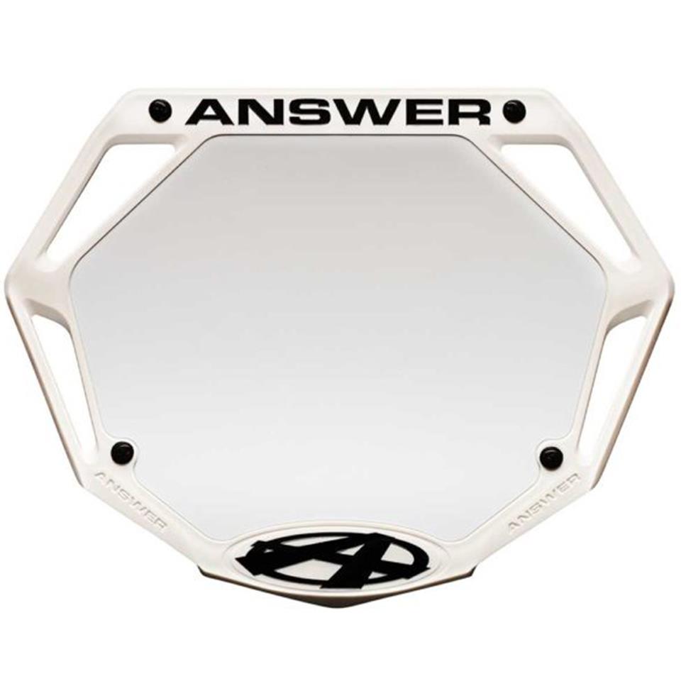 Answer Piastra numero di gara 3D