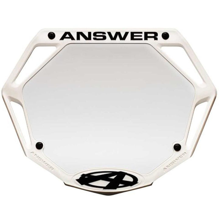 Answer Piastra numero di gara 3D