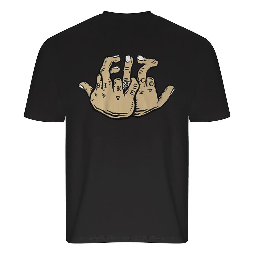 Fit Middle Finger T-shirt - Black