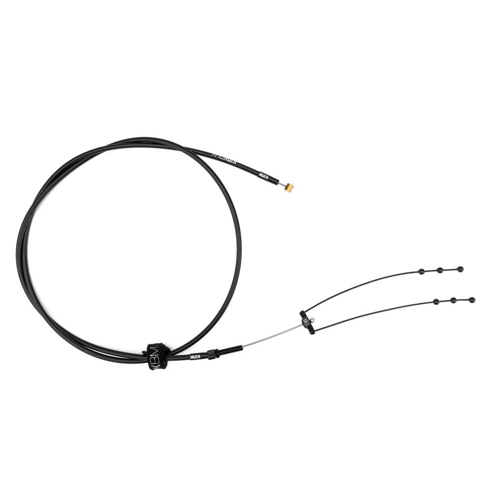 Kink Linear One Piece Cable - Black