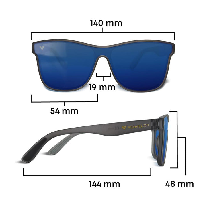 Vermillion Mystic Sunglasses - Joe Jarvis Signature - Grey/Blue