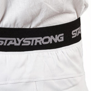 Stay Strong Jeunesse V3 Pantalons de course - blanc /Noir