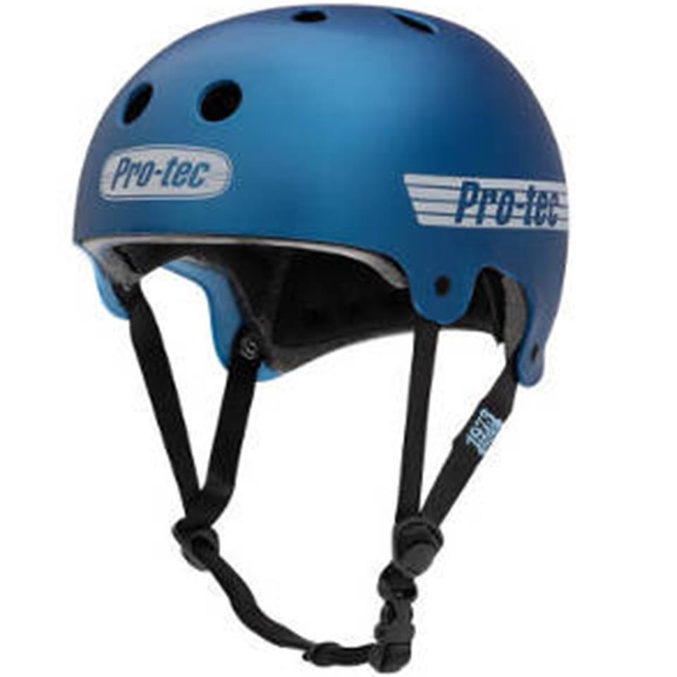 Pro-Tec Casco della vecchia scuola - blu metallico opaco