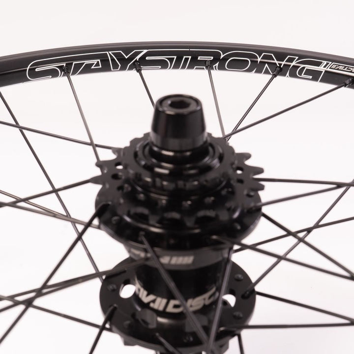Stay Strong Reactiv 2 20" Disc Race Wheelset- Black/ 1-1/8"