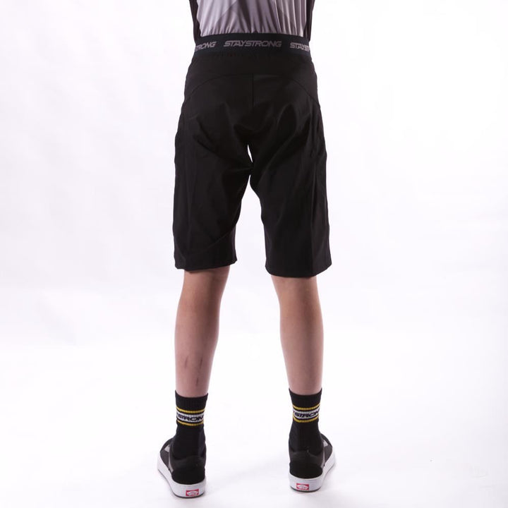 Stay Strong V2 Race Shorts - Black/Black
